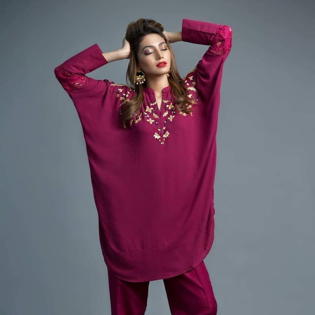 Maroon Loose Tunic