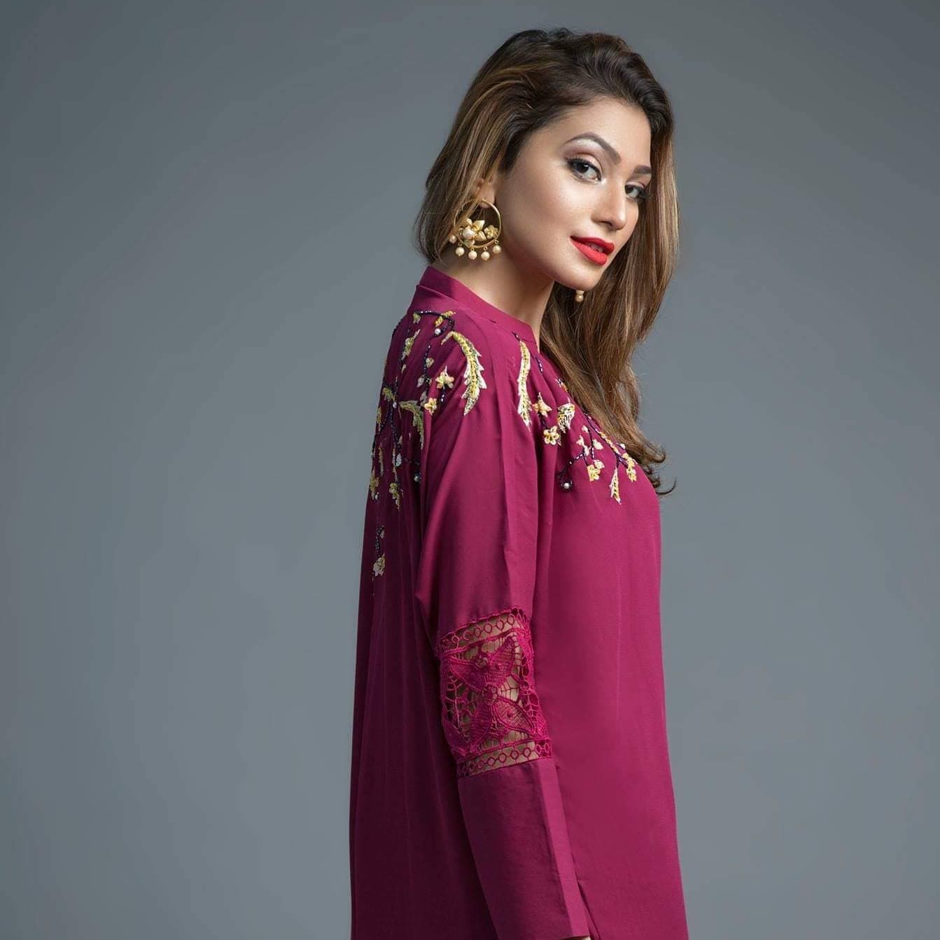 Maroon Loose Tunic