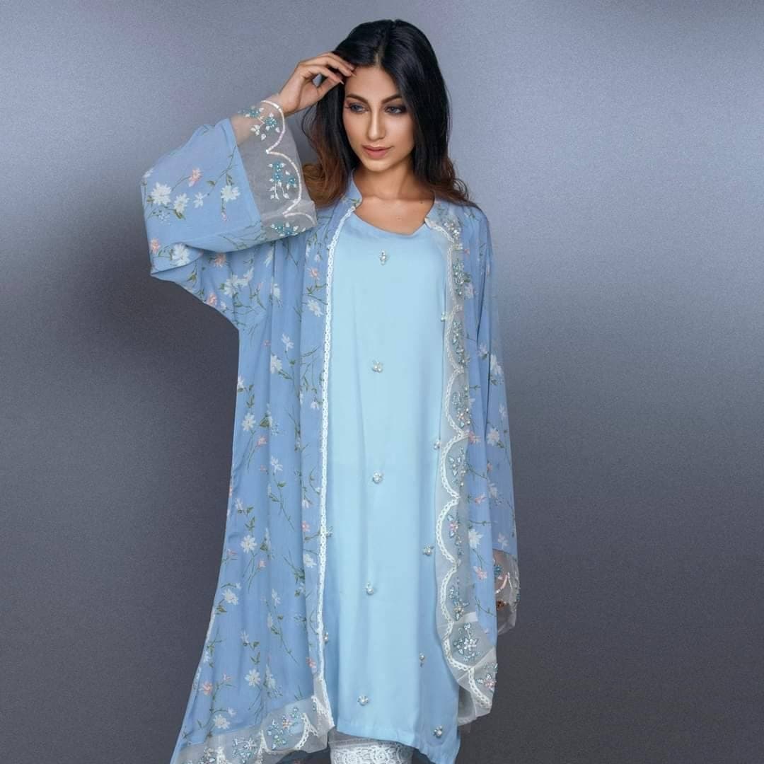 Sky Blue Tunic And Inner