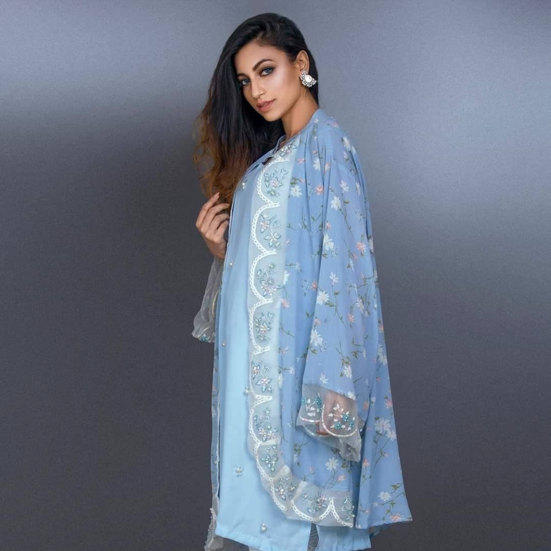 Sky Blue Tunic And Inner