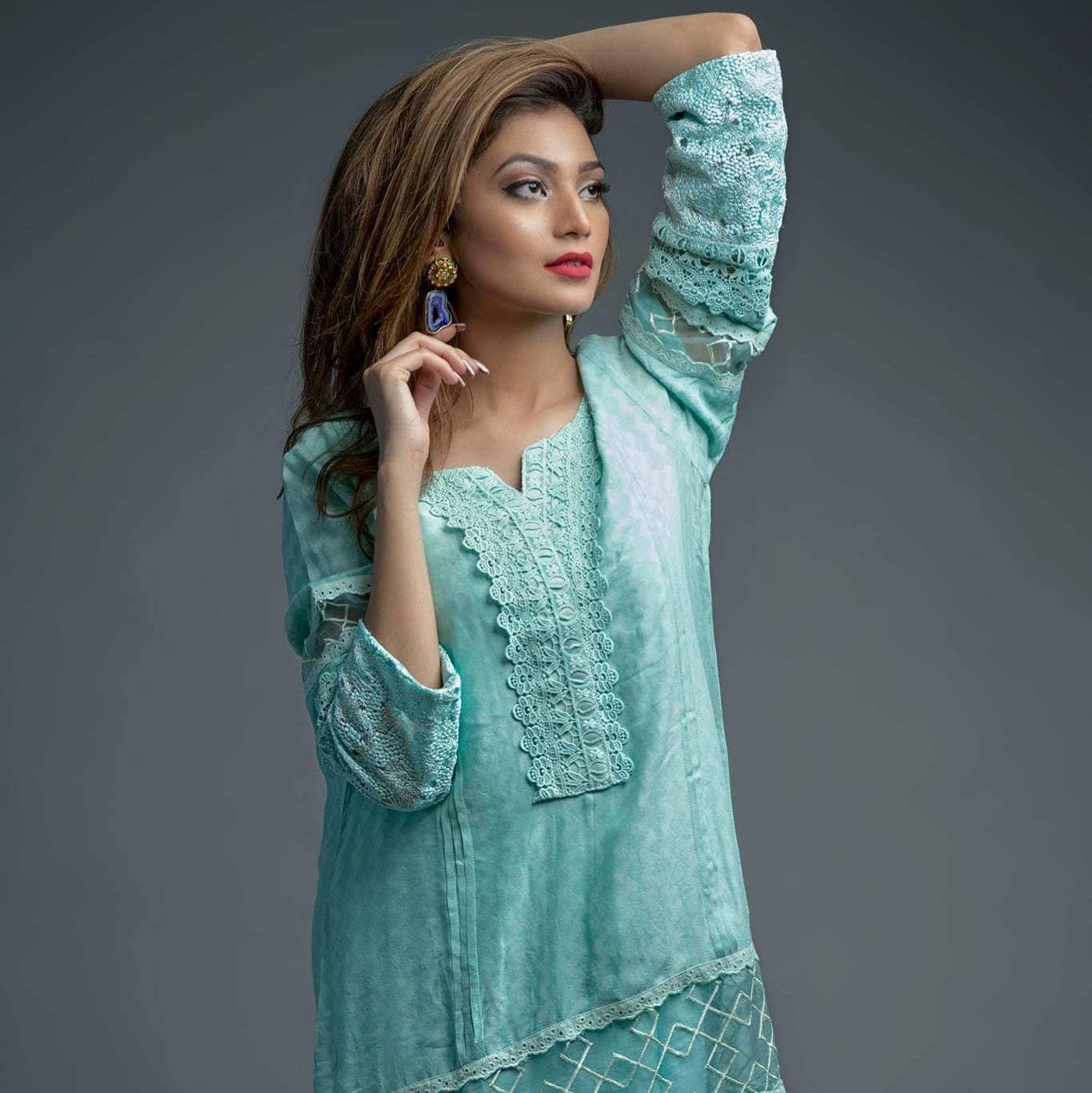 Turquoise Mix Fabric