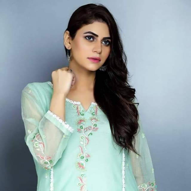 Light Teal Embroidered Panels
